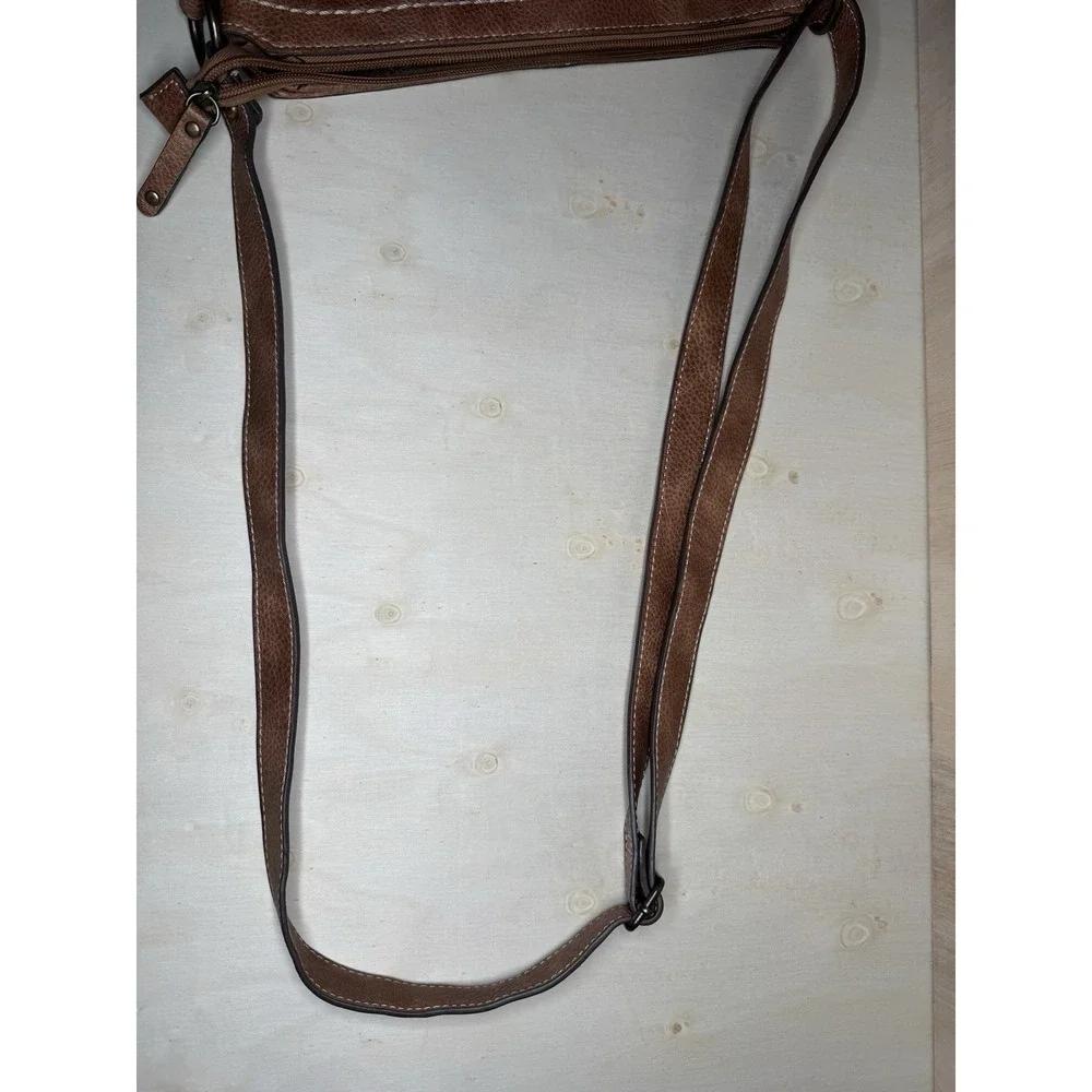 BOC Born‎ Concepts Crossbody Brown Bag Medium Size Purse B.O.C.